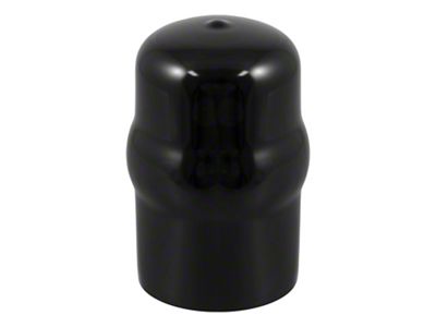 1-7/8 to 2-Inch Trailer Hitch Ball Cover; Black Rubber