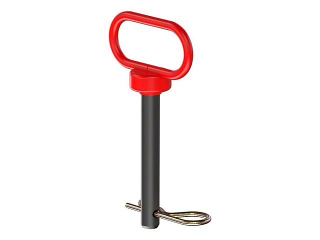 2 to 2.50-Inch Receiver Hitch 5/8-Inch Clevis Pin with Handle and Clip