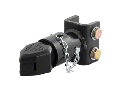 2-Inch Channel-Mount Coupler with Sleeve-Lock; Black