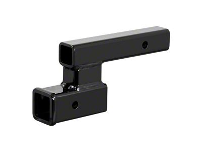 2-Inch Receiver Hitch Adapter; 4-Inch Drop (Universal; Some Adaptation May Be Required)