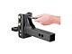 2-Inch Receiver Hitch Adjustable Channel Ball Mount; 6-3/4-Inch Drop (Universal; Some Adaptation May Be Required)