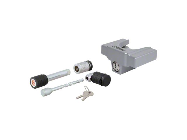 2-Inch Receiver Hitch and Coupler Set; 1-7/8 to 2-Inch Lip