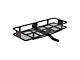 2-Inch Receiver Hitch Basket-Style Cargo Carrier; Fixed Shank; 60-Inch x 22-Inch (Universal; Some Adaptation May Be Required)