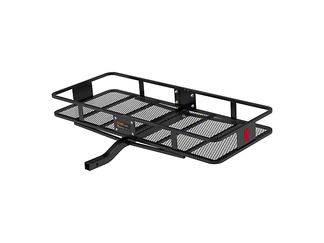 2-Inch Receiver Hitch Basket-Style Cargo Carrier; Fixed Shank; 60-Inch x 24-Inch (Universal; Some Adaptation May Be Required)