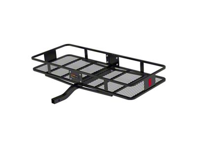 2-Inch Receiver Hitch Basket-Style Cargo Carrier; Fixed Shank; 60-Inch x 24-Inch (Universal; Some Adaptation May Be Required)