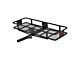 2-Inch Receiver Hitch Basket-Style Cargo Carrier; Folding Shank; 60-Inch x 22-Inch (Universal; Some Adaptation May Be Required)