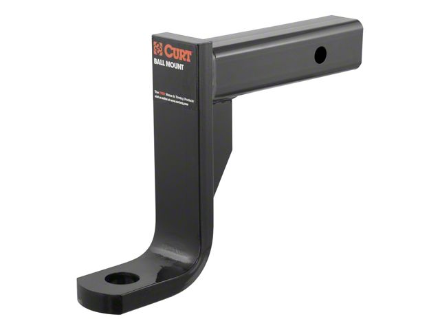 2-Inch Receiver Hitch Class IV Ball Mount; 8-Inch Drop (Universal; Some Adaptation May Be Required)
