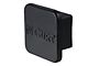 2-Inch Receiver Hitch Cover; Black Rubber (Universal; Some Adaptation May Be Required)
