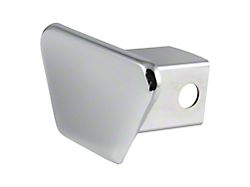 2-Inch Receiver Hitch Cover; Chrome Steel (Universal; Some Adaptation May Be Required)