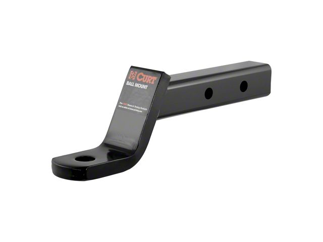 2-Inch Receiver Hitch Dual-Length Ball Mount; 4-Inch Drop (Universal; Some Adaptation May Be Required)
