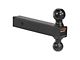 2-Inch Receiver Hitch Multi-Ball Mount with 2 and 2-5/16-Inch Black Balls (Universal; Some Adaptation May Be Required)