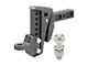 2-Inch Receiver Hitch Rebellion XD Adjustable Cushion Ball Mount with 2-5/16-Inch Ball; 6-1/4-Inch Drop (Universal; Some Adaptation May Be Required)