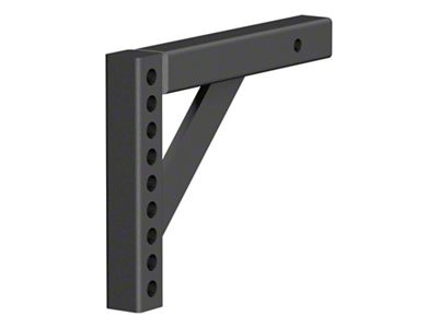 2-Inch Receiver Weight Distribution Hitch Shank; 6-Inch Drop (Universal; Some Adaptation May Be Required)