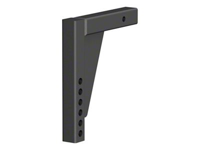 2-Inch Receiver Weight Distribution Hitch Shank; 8-3/4-Inch Drop (Universal; Some Adaptation May Be Required)