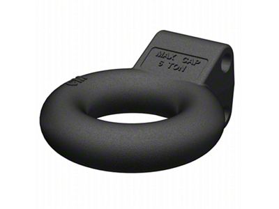 Channel-Style Lunette Ring; 12,000 lb.; Black