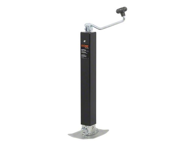 Direct-Weld Square Trailer Jack with Top Handle; 8,000 lb.