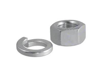 Replacement Trailer Ball Nut and Washer for 1-1/4-Inch Shank