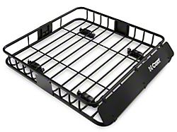 Roof Rack Cargo Carrier; 41-1/2-Inch x 37-Inch (Universal; Some Adaptation May Be Required)
