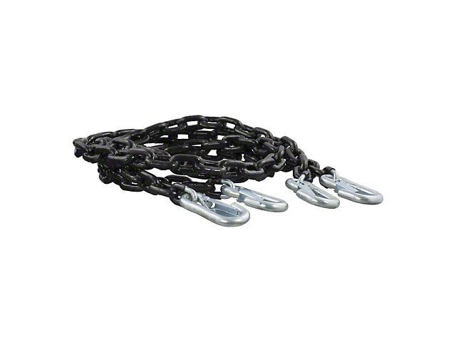 Safety Chains with Snap Hooks; 65-Inch