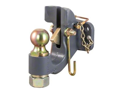 SecureLatch Ball and Pintle Hitch with 2-Inch Ball; 20,000 lb.