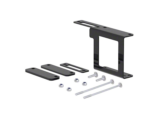 2-Inch Receiver Hitch 4 or 5-Way Flat Easy-Mount Bracket (Universal; Some Adaptation May Be Required)
