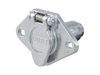 4-Way Round Connector Socket; Vehicle Side