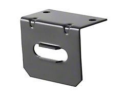 Connector Mounting Bracket for 4-Way Flat; Black 