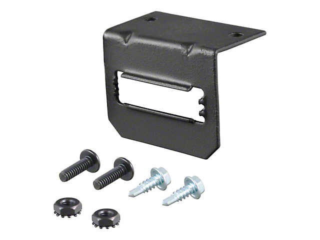 Connector Mounting Bracket for 5-Way Flat; Black