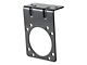 Connector Mounting Bracket for Heavy Duty 7-Way RV Blade; Black