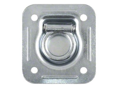 Recessed Tie Down Ring; 1-1/2-Inch x 1-1/2-Inch (Universal; Some Adaptation May Be Required)
