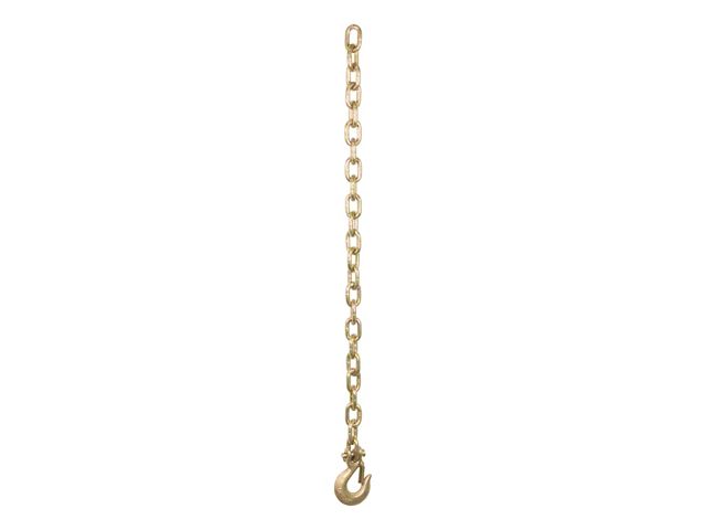 Safety Chain with One Clevis Hook; 35-Inch; 18,800 lb.