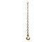 Safety Chain with One Clevis Hook; 35-Inch; 24,000 lb.