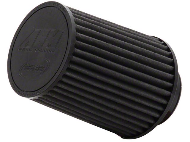AEM Induction Brute Force DryFlow Air Filter; 3.25-Inch Inlet / 7-Inch Length (Universal; Some Adaptation May Be Required)
