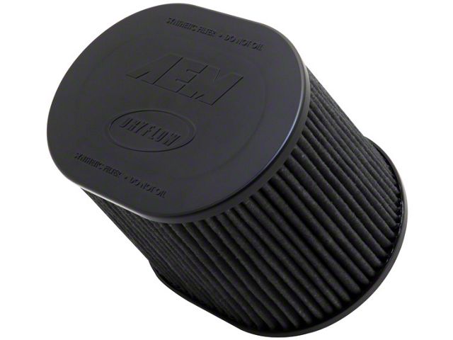AEM Induction Brute Force DryFlow Air Filter; 4-Inch Inlet / 7-Inch Length (Universal; Some Adaptation May Be Required)
