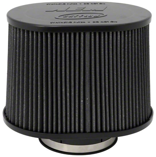 AEM Induction Brute Force DryFlow Air Filter; 5-Inch Inlet / 7-Inch Length (Universal; Some Adaptation May Be Required)