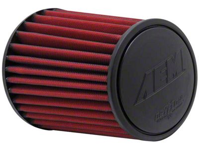 AEM Induction DryFlow Air Filter; 3.25-Inch Inlet / 7-Inch Length (Universal; Some Adaptation May Be Required)