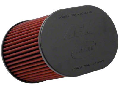 AEM Induction DryFlow Air Filter; 4-Inch Inlet / 7-Inch Length (Universal; Some Adaptation May Be Required)