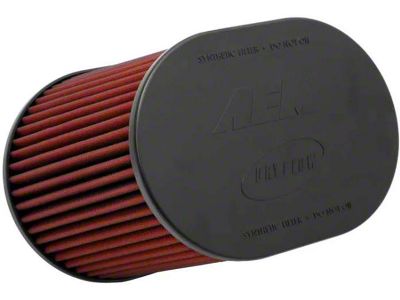 AEM Induction DryFlow Air Filter; 5-Inch Inlet / 7-Inch Length (Universal; Some Adaptation May Be Required)