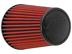 AEM DryFlow Air Filter; 6-Inch Inlet / 9.125-Inch Length (Universal; Some Adaptation May Be Required)