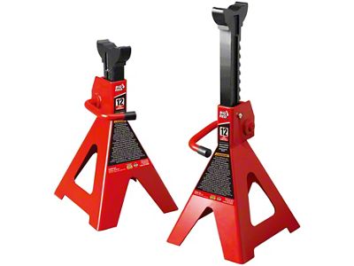 Big Red Jack Stands; 12-Ton Capacity