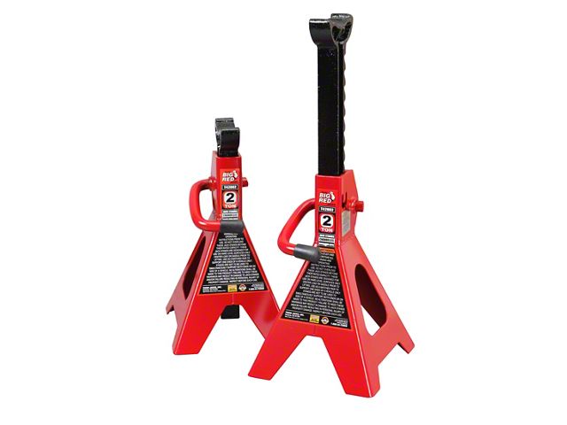 Big Red Jack Stands; 2-Ton Capacity