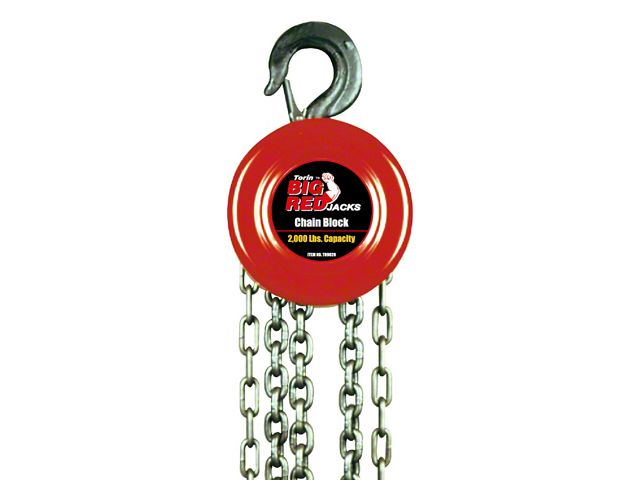 Big Red Chain Hoist; 2-Ton Capacity