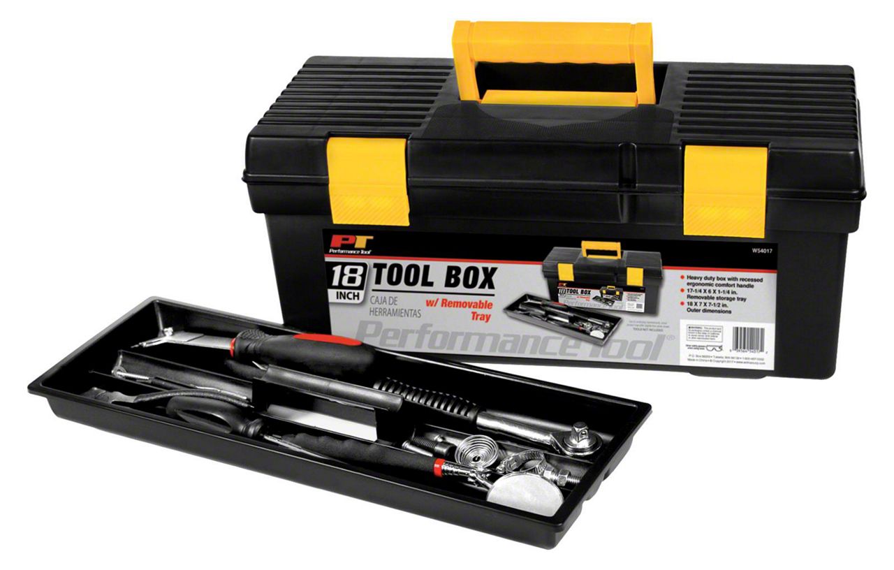 Bronco 18-Inch Plastic Tool Box - Free Shipping