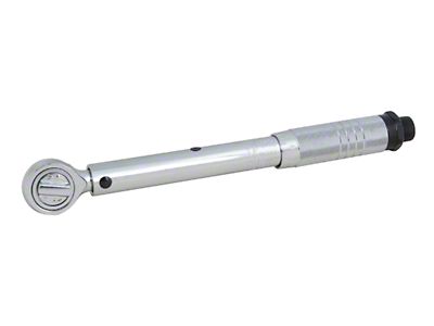 Jeep Wrangler 1/2-Inch Drive Adjustable Click Torque Wrench; 10 to 150  ft-lb.