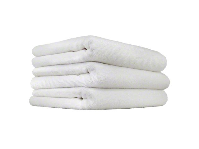 Chemical Guys Monster Edgeless Microfiber Towels; White; 16-Inch x 16-Inch