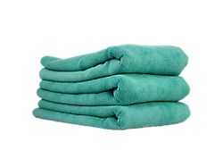 Chemical Guys Workhorse Professional Grade Microfiber Towels; Green; 24-Inch x 16-Inch