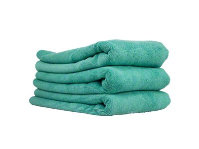 Chemical Guys Workhorse Professional Grade Microfiber Towels; Green; 24-Inch x 16-Inch