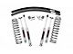Rough Country 3-Inch Suspension Lift Kit with Add-A-Leafs and Preminum N3 Shocks (84-01 Jeep Cherokee XJ w/o AX5 Transmission)