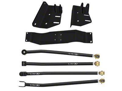 Core 4x4 Camp Series Adjustable Front Upper and Lower Heavy Duty Long Arm Upgrade Kit (86-01 Jeep Cherokee XJ)