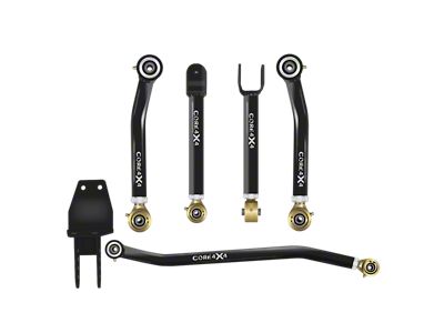 Core 4x4 Crawl Series Adjustable Front and Rear Upper and Lower Control Arm and Track Bar Kit (86-01 Jeep Cherokee XJ)